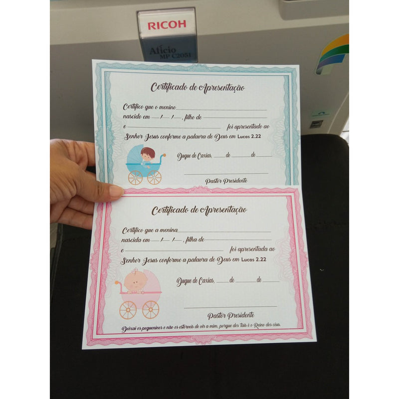 Certificado de Batismo