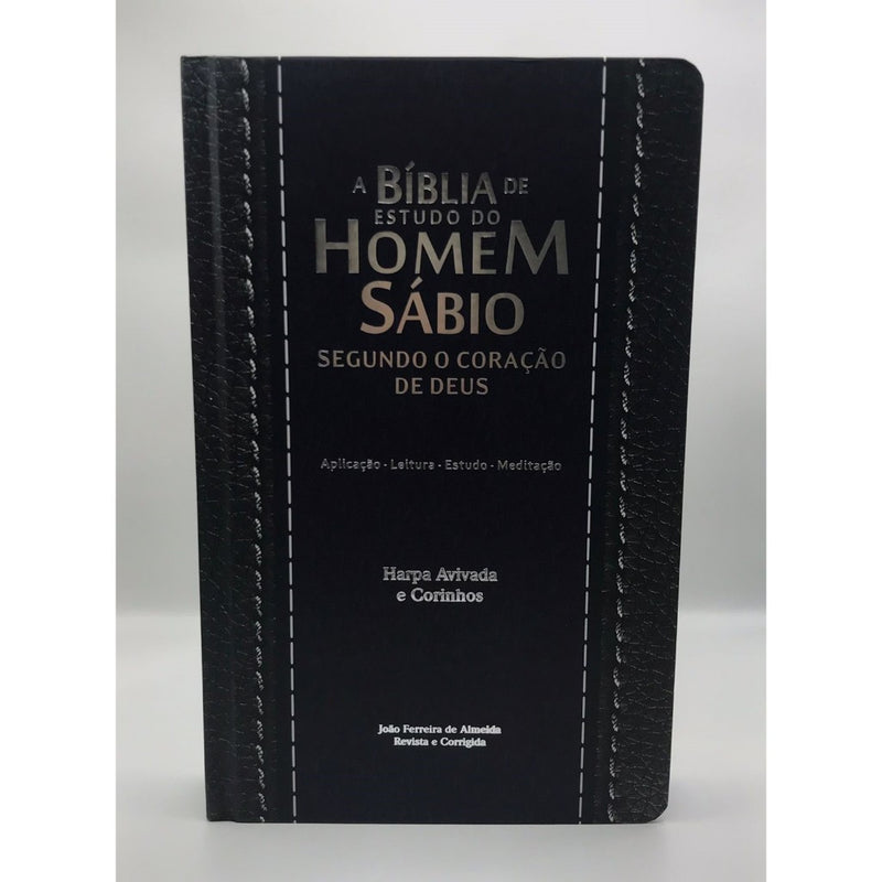 Bíblia do Homem Sábio - Capa Dura Preta e Azul