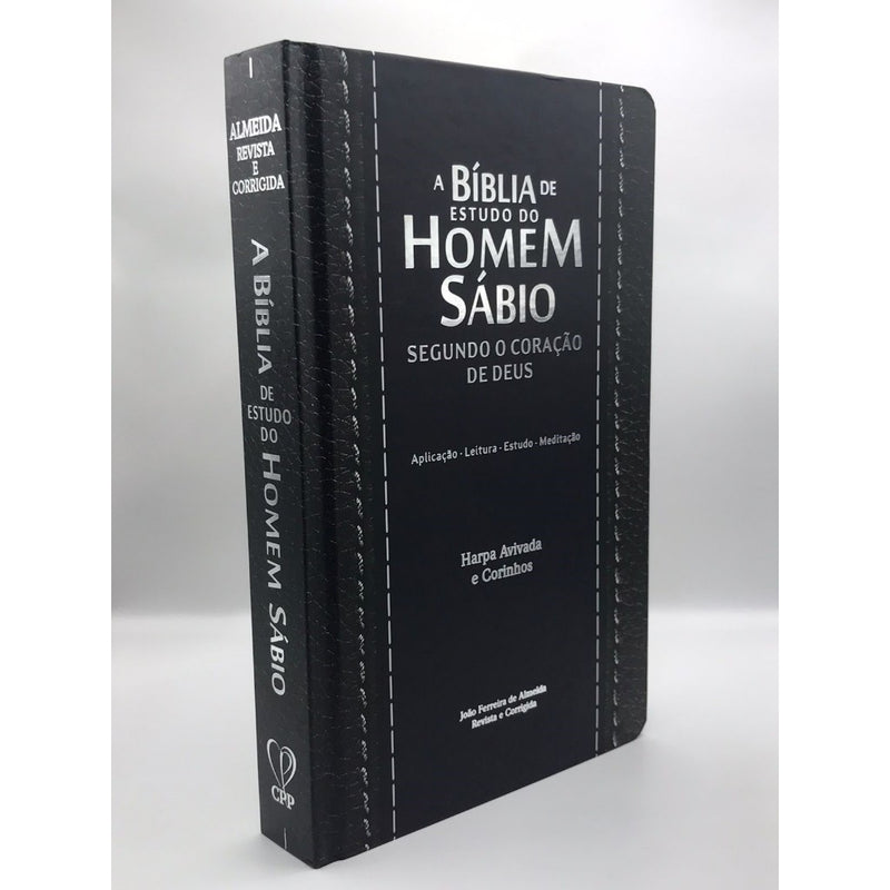 Bíblia do Homem Sábio - Capa Dura Preta e Azul