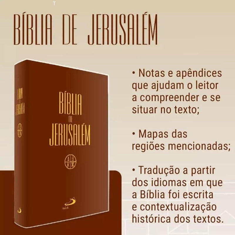 Bíblia de Jerusalém - Capa Dura