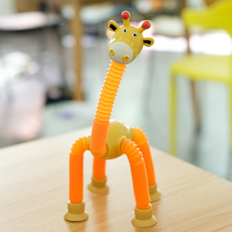 Girafa Articulada com Ventosas – Brinquedo Interativo