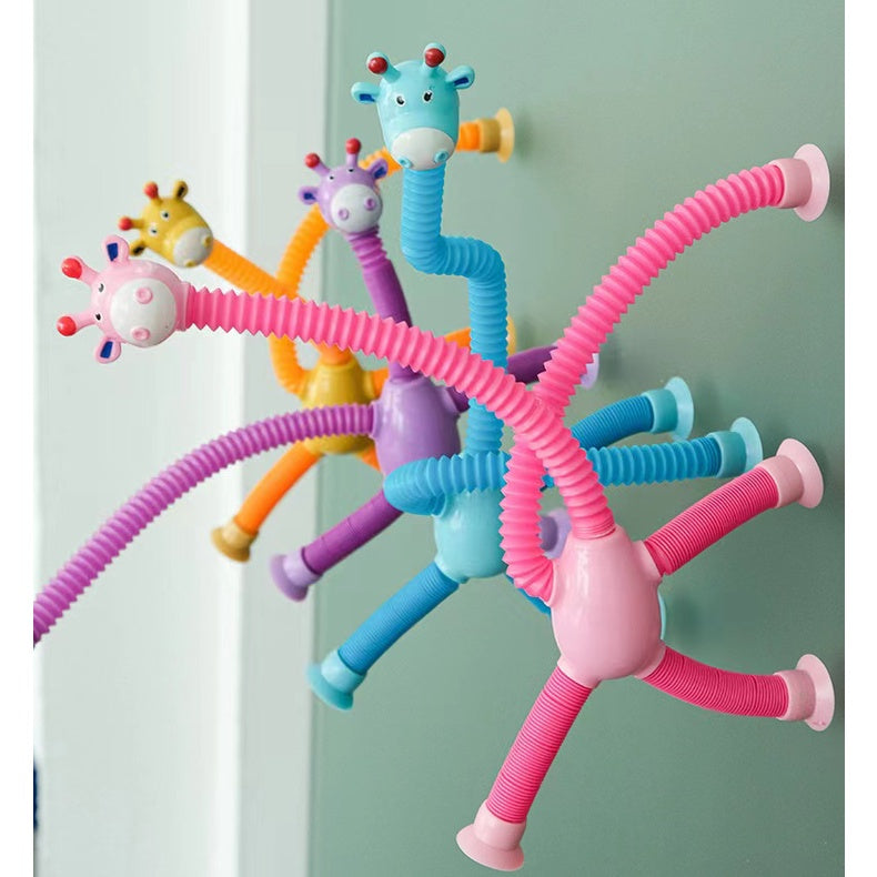 Girafa Articulada com Ventosas – Brinquedo Interativo